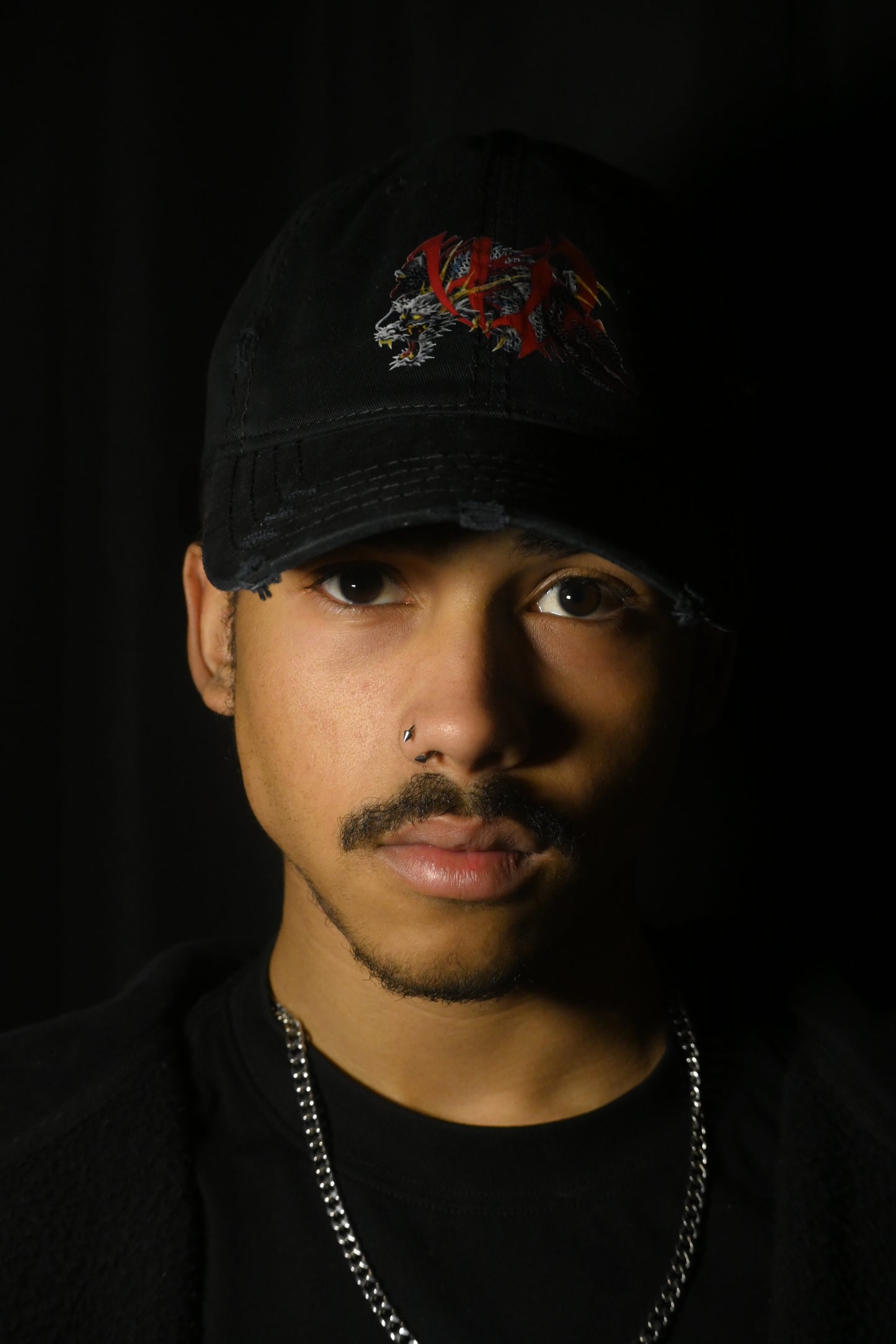 Distressed Graphic Hat